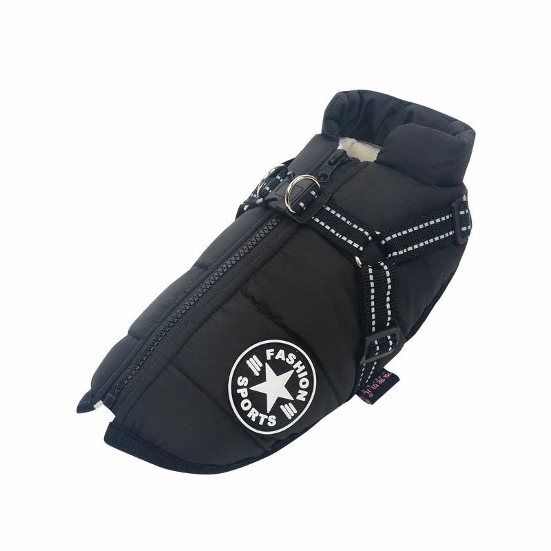 Dog Jacket - Waterproof Winter Jacket with Built-in Harness - SKINMOZ MARKET