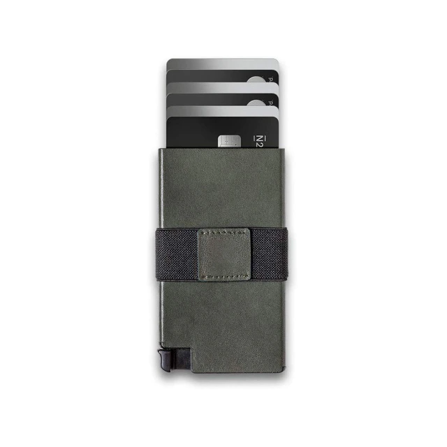 Metal Wallet: Metal Card Holder Leather Anti-Theft - Slim Aluminum Protection Wallet - SKINMOZ MARKET