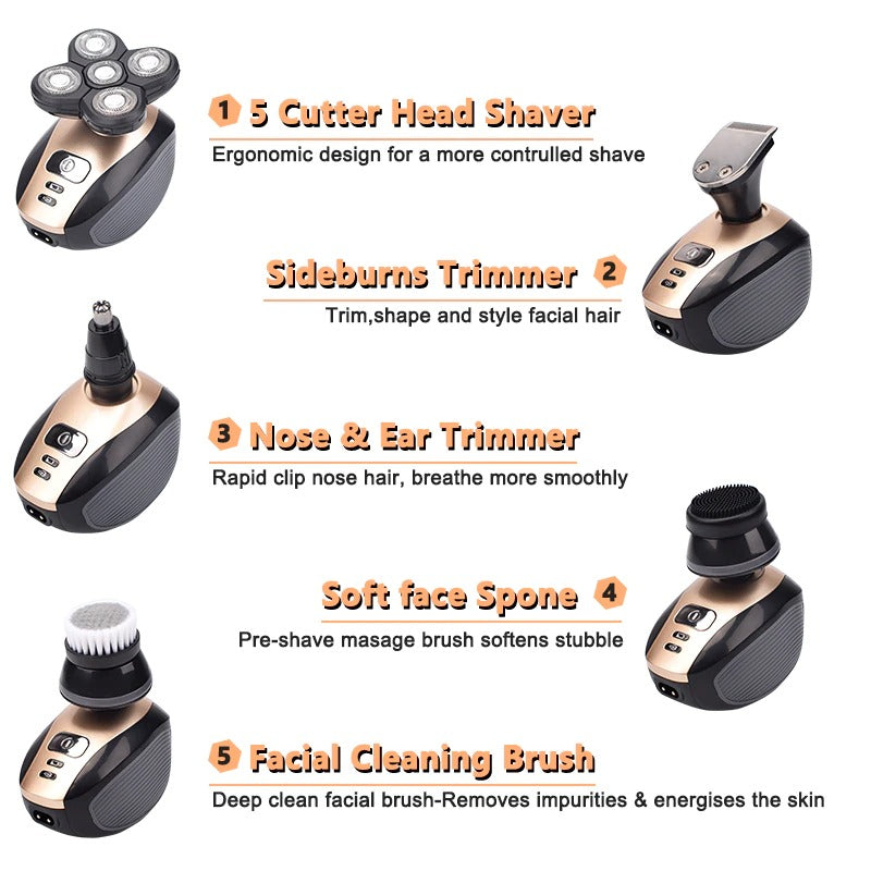 Head Shaver For Men : Electric Bald Head Shaver Pitbull Razor - SKINMOZ MARKET