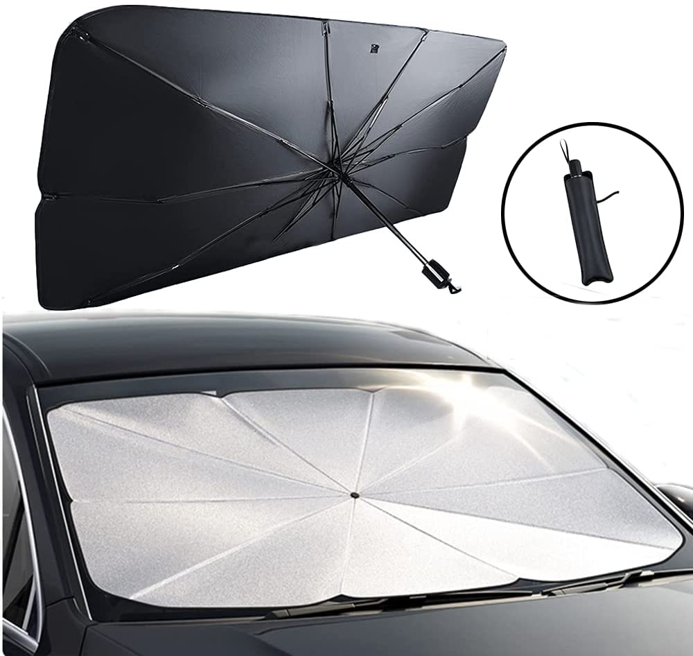 Car Sun Shade Protector Foldable Windshield : Windshield Cover For Sun - SKINMOZ MARKET
