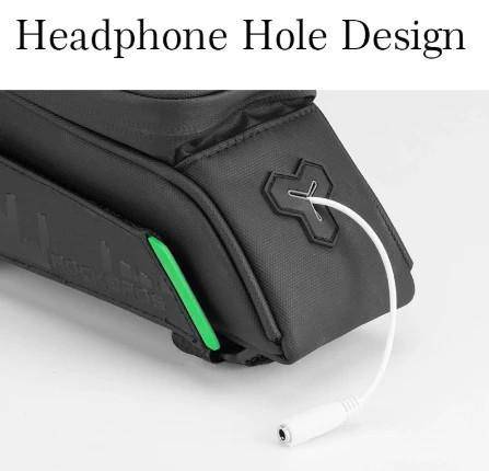 Bike Bag - Rockbros Waterproof Bicycle Bag With Phone Holder 6.5 Inches - SKINMOZ MARKET