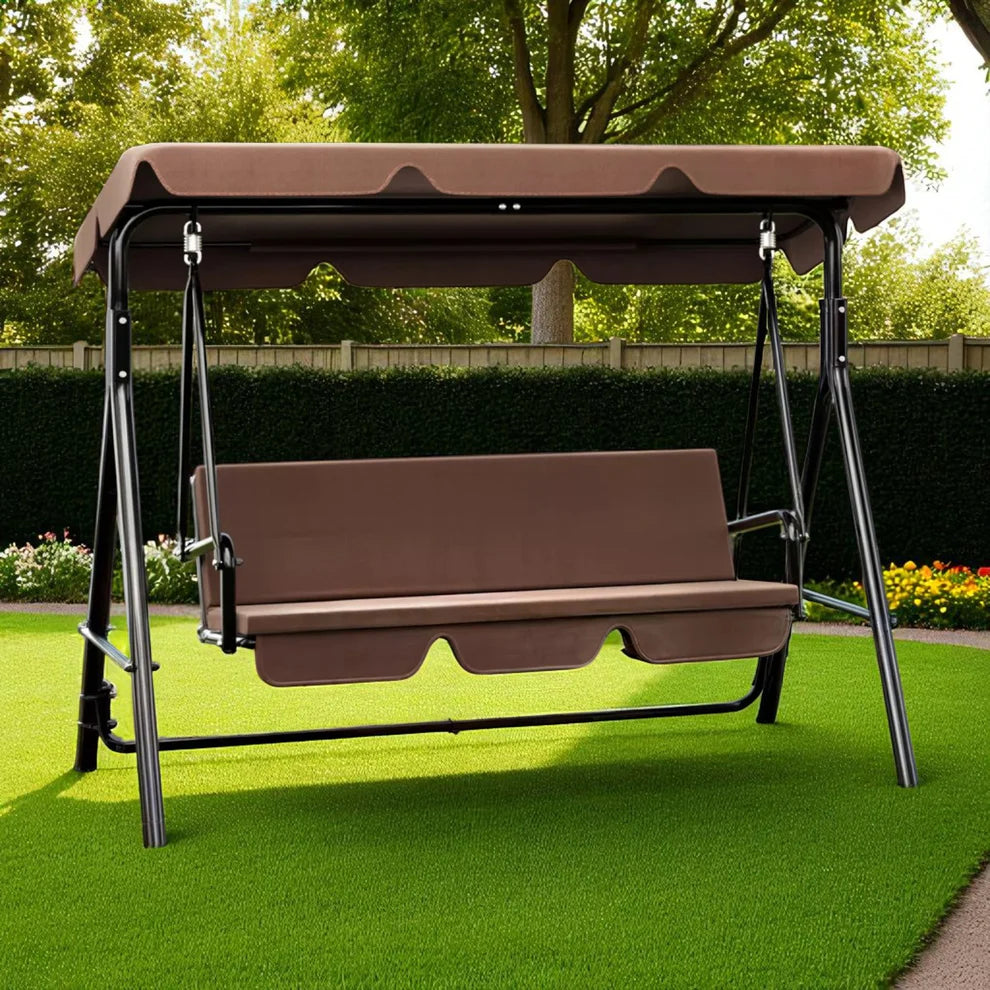 Outdoor Patio Swing Chair 3-Person