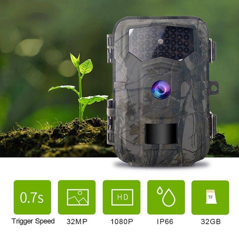 Trail Camera with Waterproof 32MP Wildlife Scouting Hunting Camera - SKINMOZ MARKET