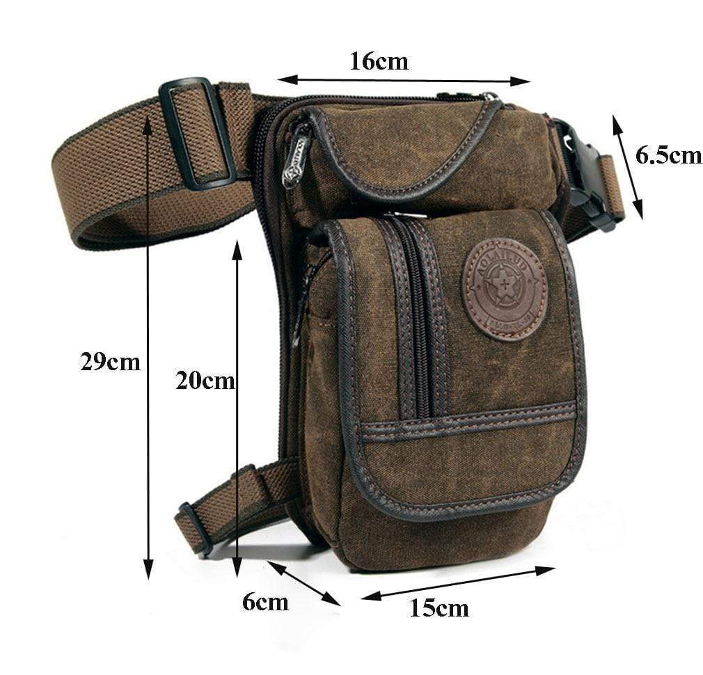 Motorcycle Drop Thigh Leg Bag : Tactical Multi Purpose And Conceal - SKINMOZ MARKET