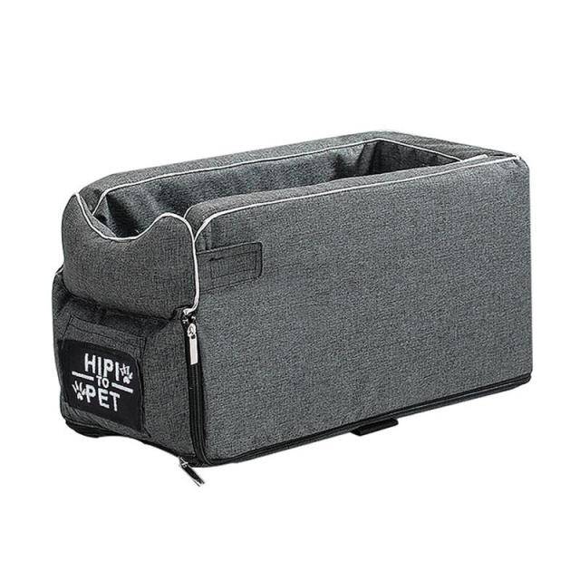 Pets Car Armrest Seat - Luxury Microfiber Console Dog & Cat Car Seat - SKINMOZ MARKET