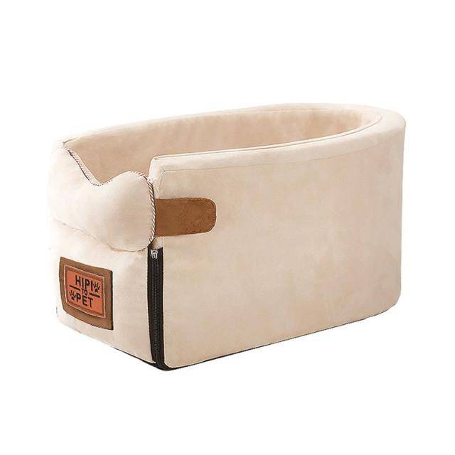 Pets Car Armrest Seat - Luxury Microfiber Console Dog & Cat Car Seat - SKINMOZ MARKET