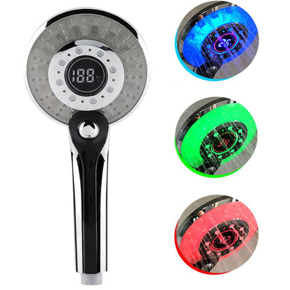 LED Shower Head: Color Shower Head Digital Display
