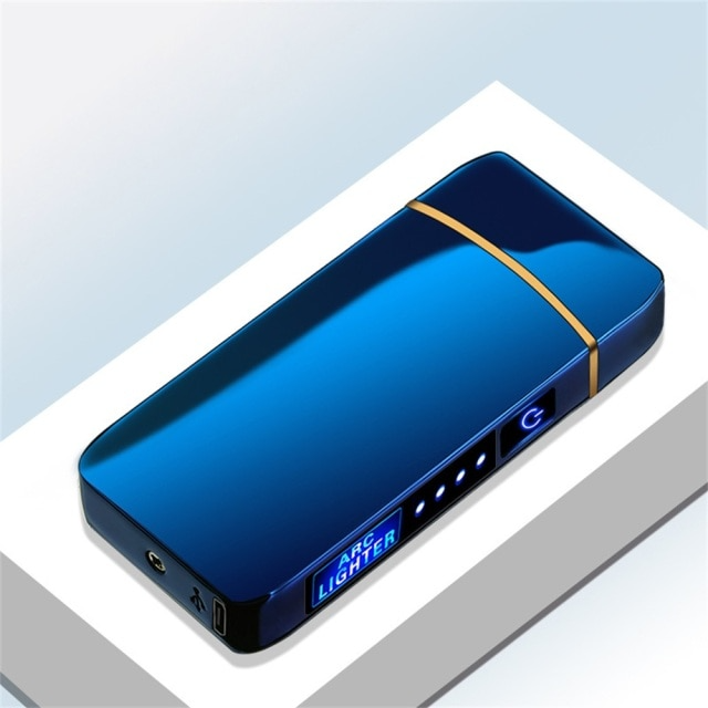 Rechargeable Lighter : Electric Metal Portable Lighter USB - SKINMOZ MARKET