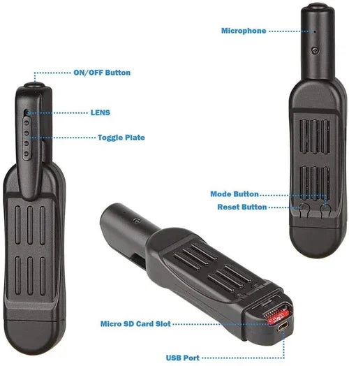 Pen Small Camera: Camera Video And Audio Recording HD 1080P