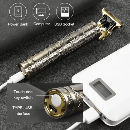 Hair Trimmer Electric Clipper: Hair Cutter Barber Shaver For Men - SKINMOZ MARKET