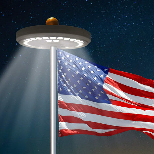 Flagpole Light Solar Powered : Led Flagpole Light - SKINMOZ MARKET