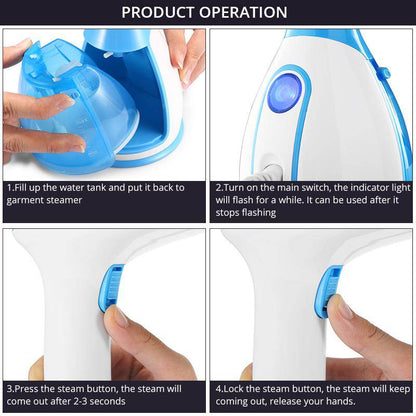 Handheld Portable Garment Steamer For Clothes - SKINMOZ MARKET