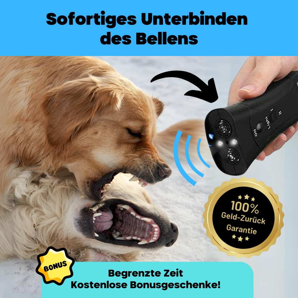 Frankfo™ - Sofortiges Unterbinden des Bellens