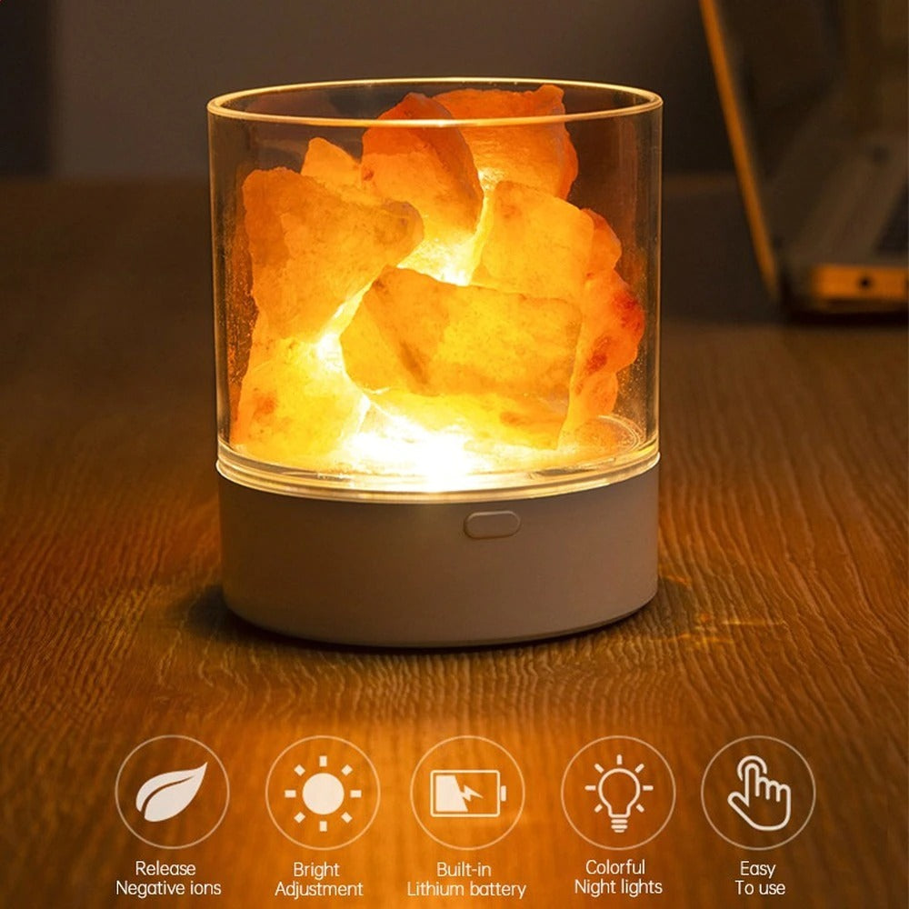 Himalayan Salt Lamp Bulbs : Natural Himalayan Night Light - SKINMOZ MARKET