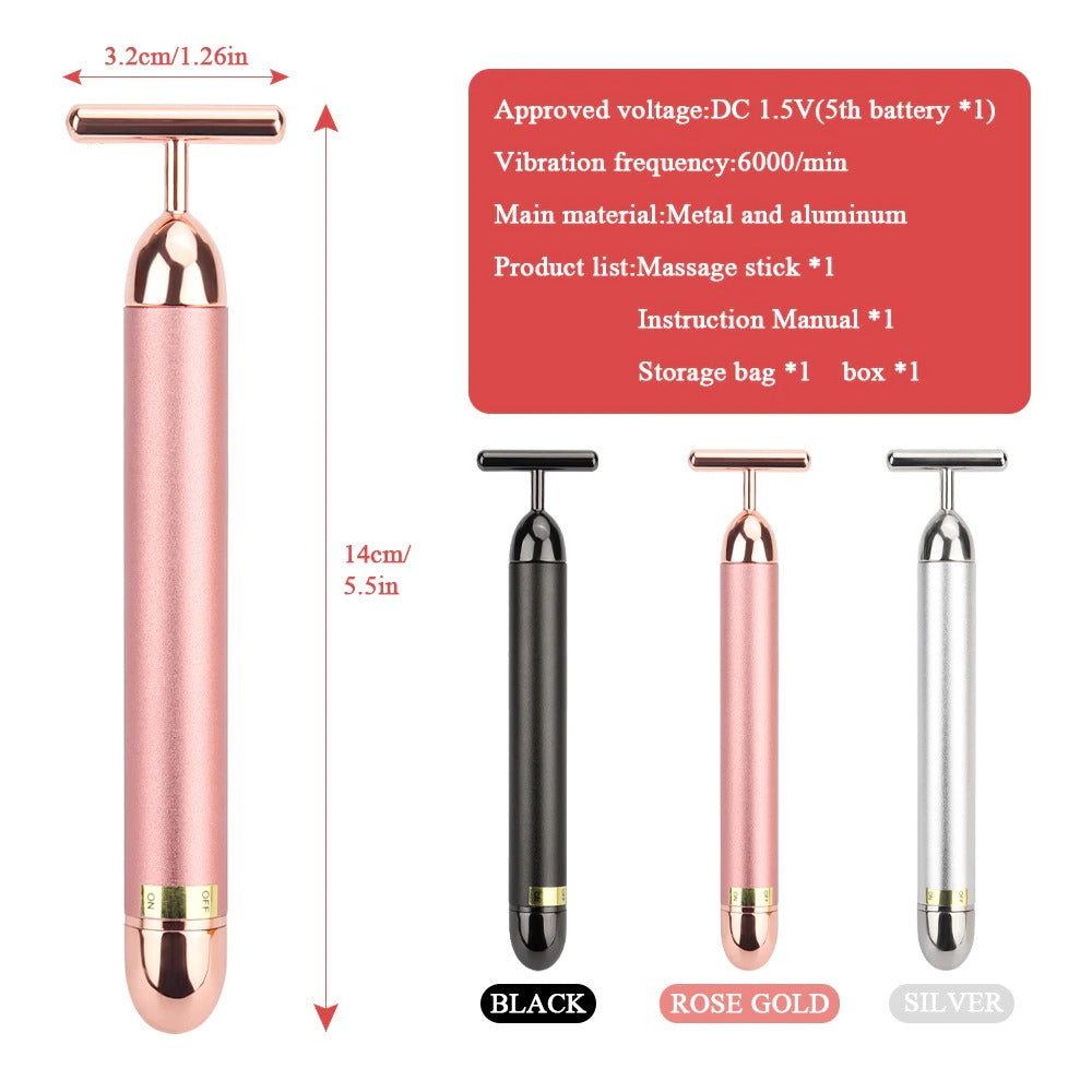 Face Massager Roller: Electric Facial Massage Roller Anti-Aging Tool - SKINMOZ MARKET