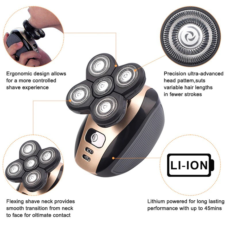 Head Shaver For Men : Electric Bald Head Shaver Pitbull Razor - SKINMOZ MARKET