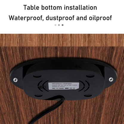 Invisible Wireless Charger USB and US Plug For Phone