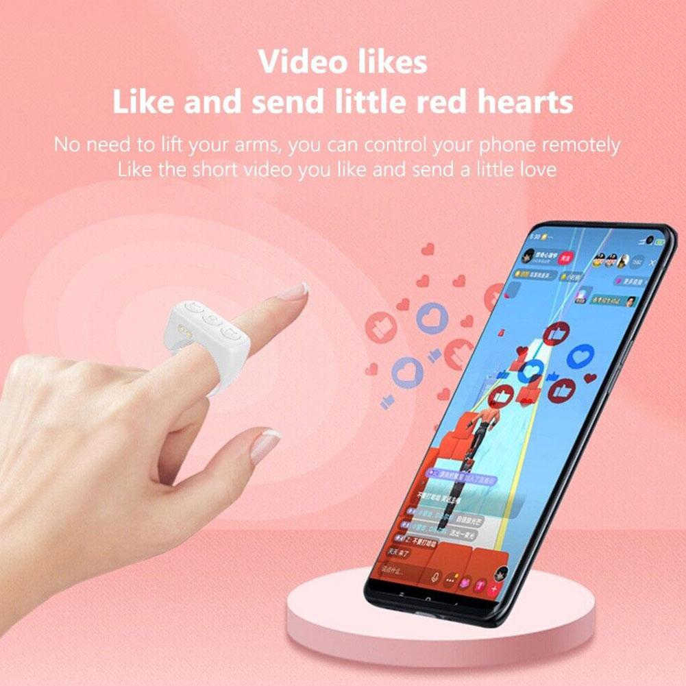 TikTok Remote Control Ring Bluetooth For Phone and Tablet