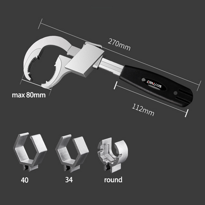 Double Ended Wrench - Universal Adjustable Wrench