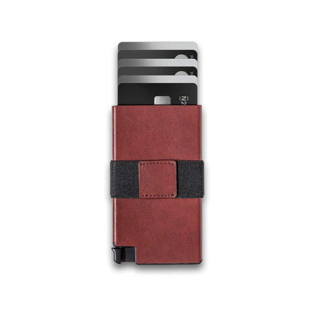 Metal Wallet: Metal Card Holder Leather Anti-Theft - Slim Aluminum Protection Wallet - SKINMOZ MARKET