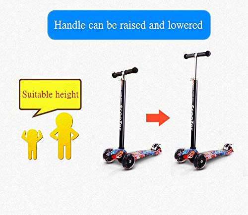 4-Wheel Kick Kids Scooter – Adjustable Height & Flashing Wheels