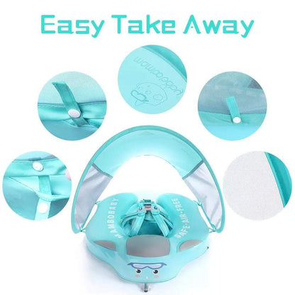 Baby Safety Float for Pool with Sunshade Canopy Infant And Toddler - SKINMOZ MARKET
