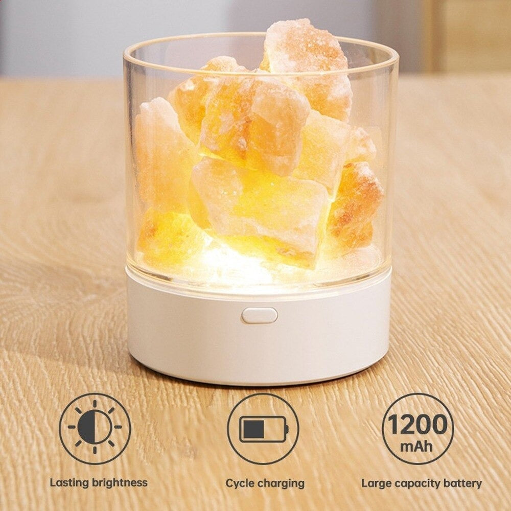 Himalayan Salt Lamp Bulbs : Natural Himalayan Night Light - SKINMOZ MARKET