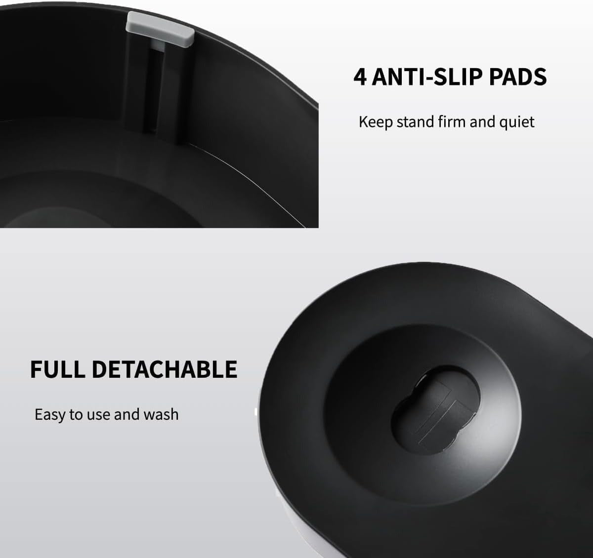 Dog & Cat Bowl with Elevated Stand - Stainless Steel & Easy to Clean