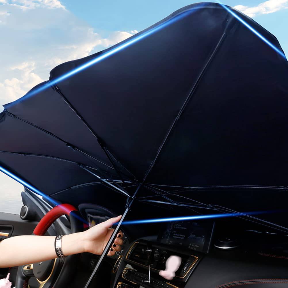 Car Sun Shade Protector Foldable Windshield  : Windshield Cover For Sun - SKINMOZ MARKET