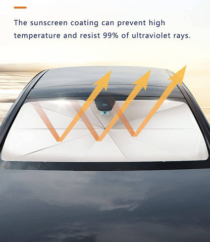 Car Sun Shade Protector Foldable Windshield  : Windshield Cover For Sun - SKINMOZ MARKET