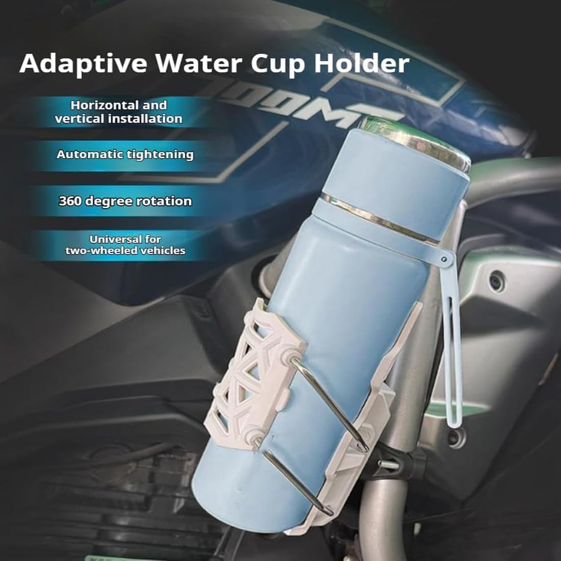 Adaptive Cycling Bottle Holder – Universal Bike & Motorcycle Cup Mount