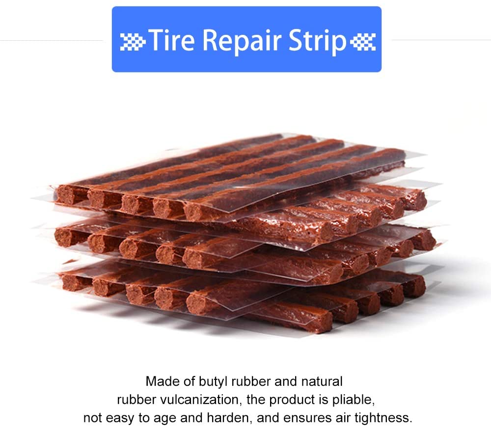 Tire Repair Kit for Tubeless Tires : 98 Pcs For Cars, Trucks, Motorcycles - SKINMOZ MARKET