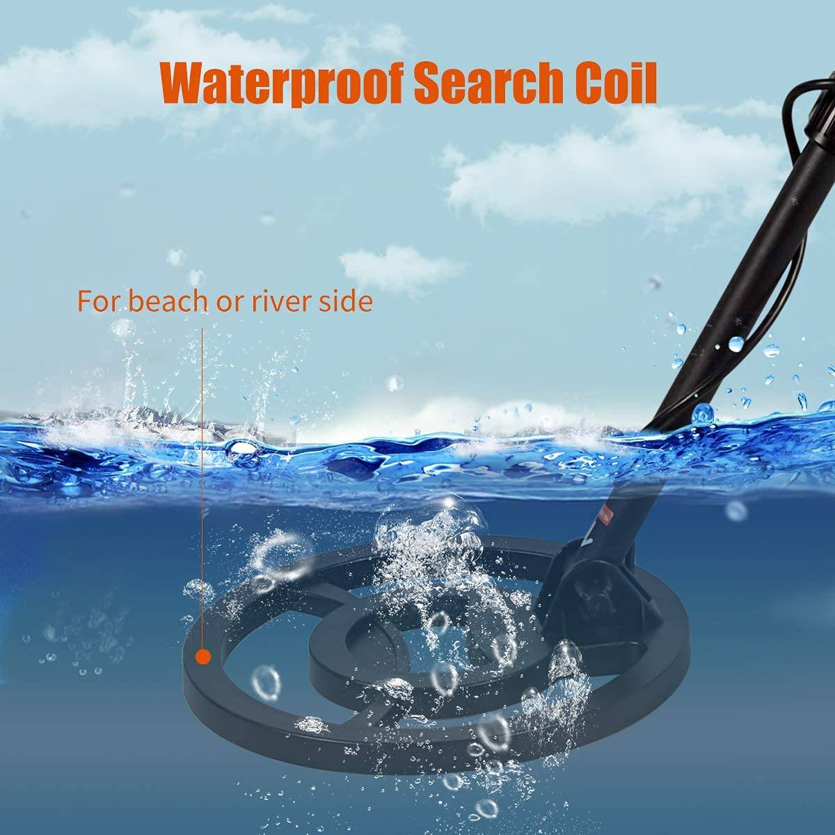 Gold Metal Detector Waterproof : Underwater Gold Finder Deep Ground For Beginners And Kids - SKINMOZ MARKET