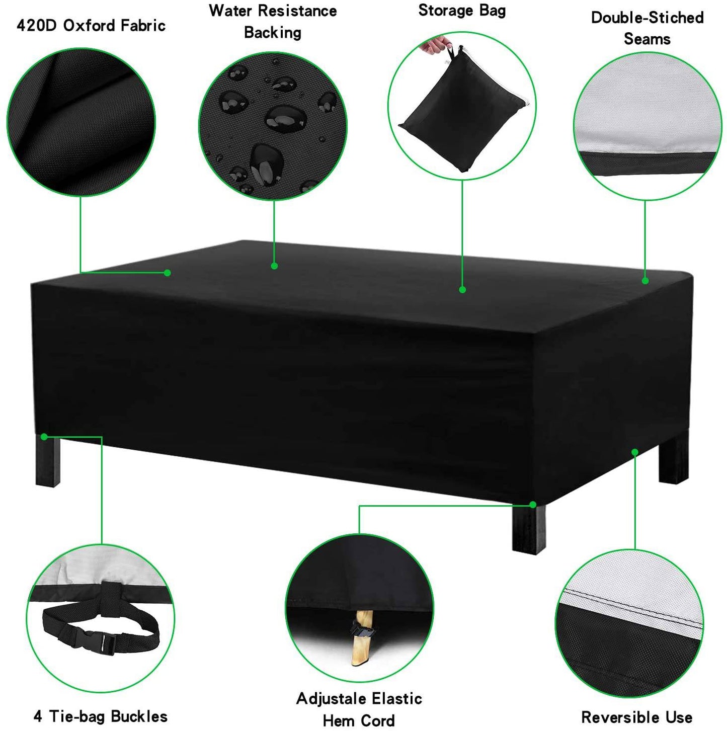 Patio Table Chair Covers - Sofa Cover Super Large Waterproof Patio Garden - SKINMOZ MARKET
