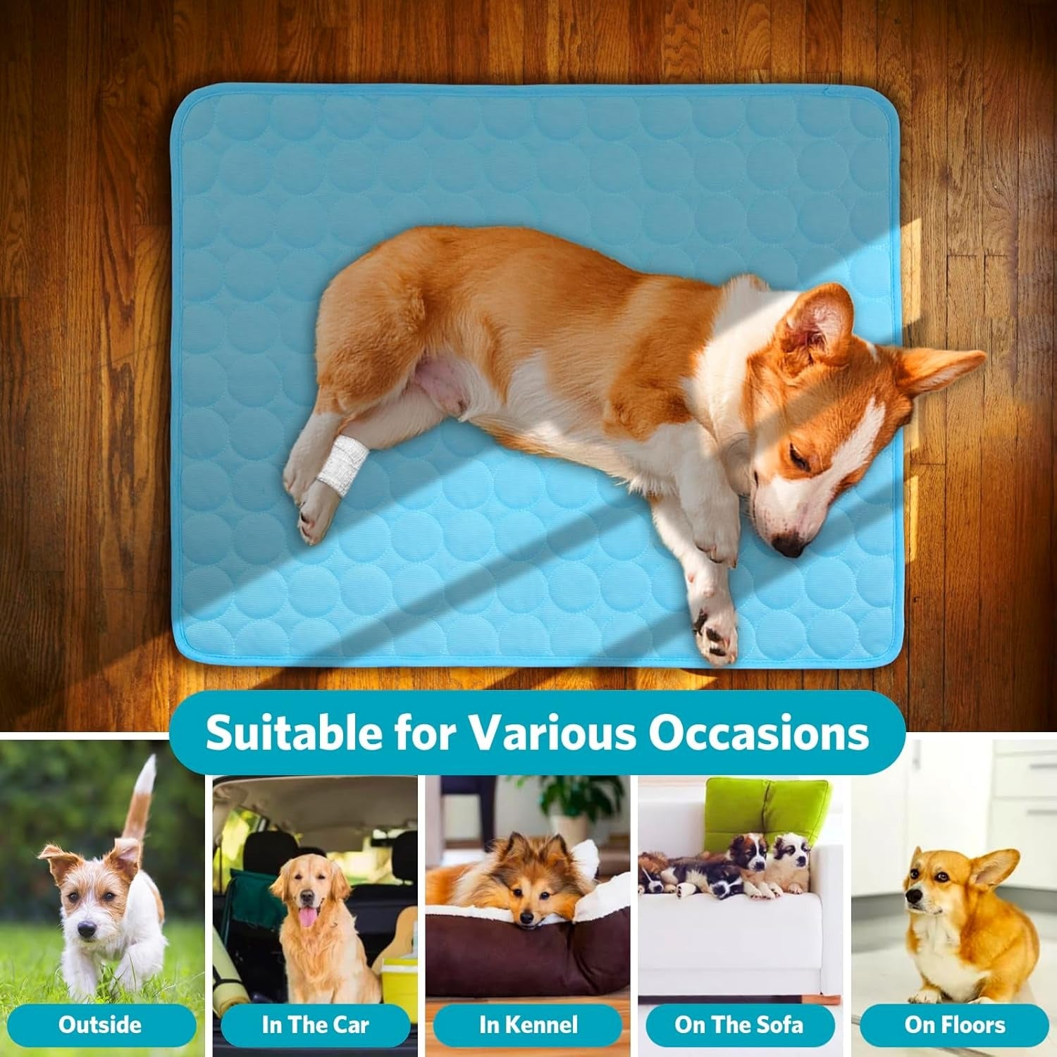 Cooling Dog Mat - Breathable Tissue
