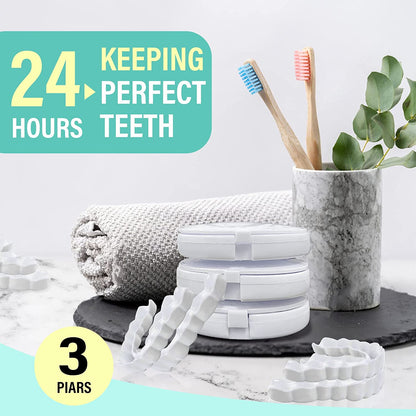 Smile Veneers Instant Snap-on Teeth Veneer - Upper & Lower Set