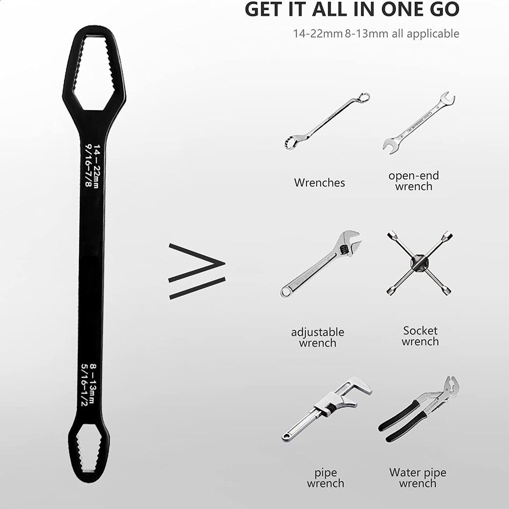 Wrench Adjustable : Double-ended Universal Wrench Torx Spanner Key - SKINMOZ MARKET