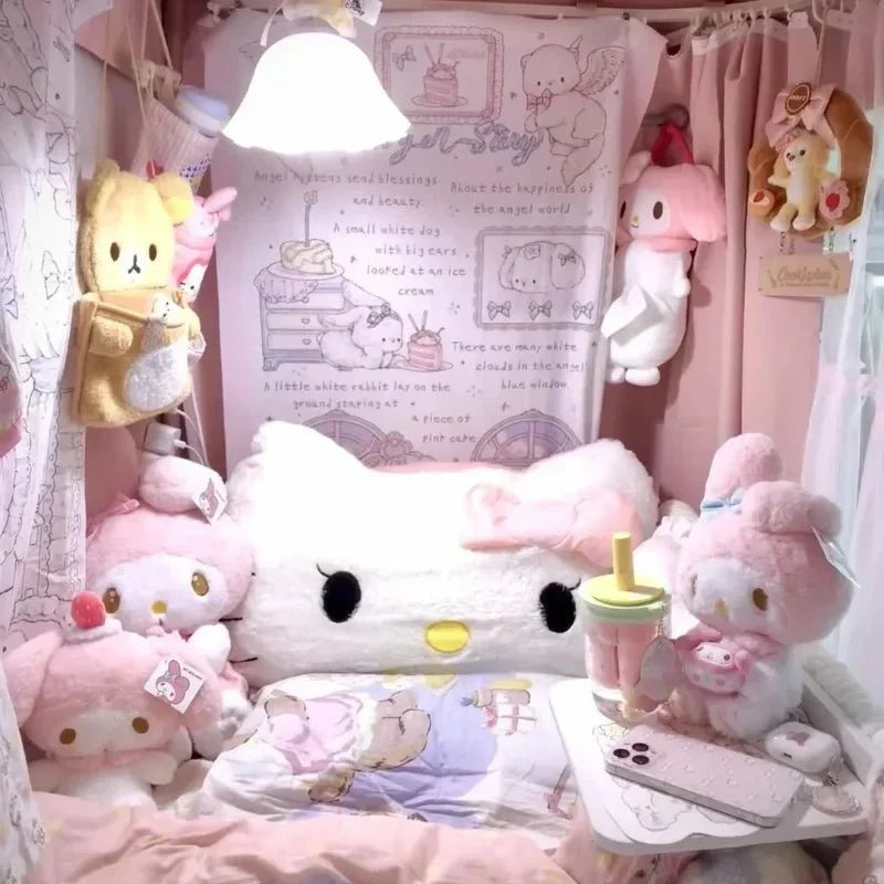 80cm Sanrio Hello Kitty Plush Cushion Pillow