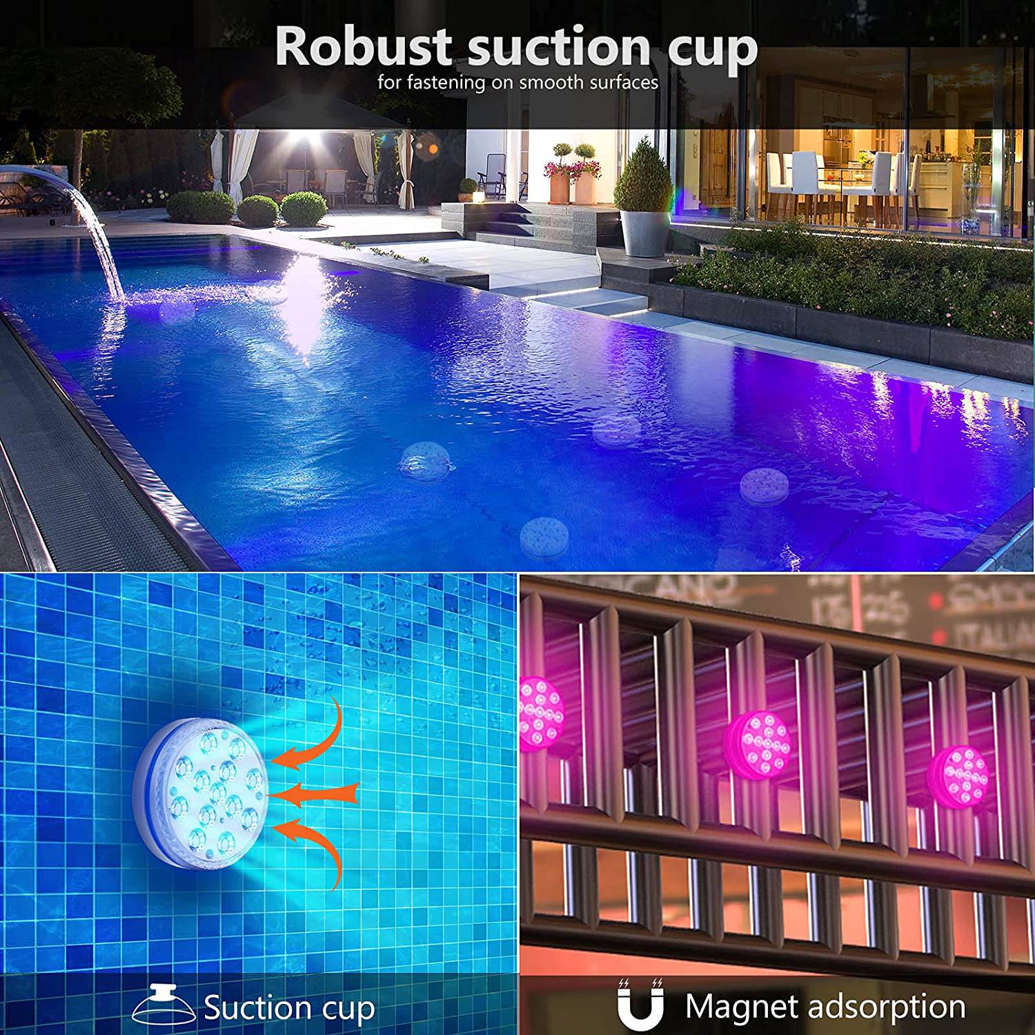 Led Lighting Pool Underwater : Submersible Led Waterproof For Inside Pool - SKINMOZ MARKET