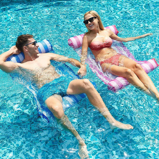 Premium Swimming Pool Floating Hammock - The Best inflatable chair With Air Pump - SKINMOZ MARKET