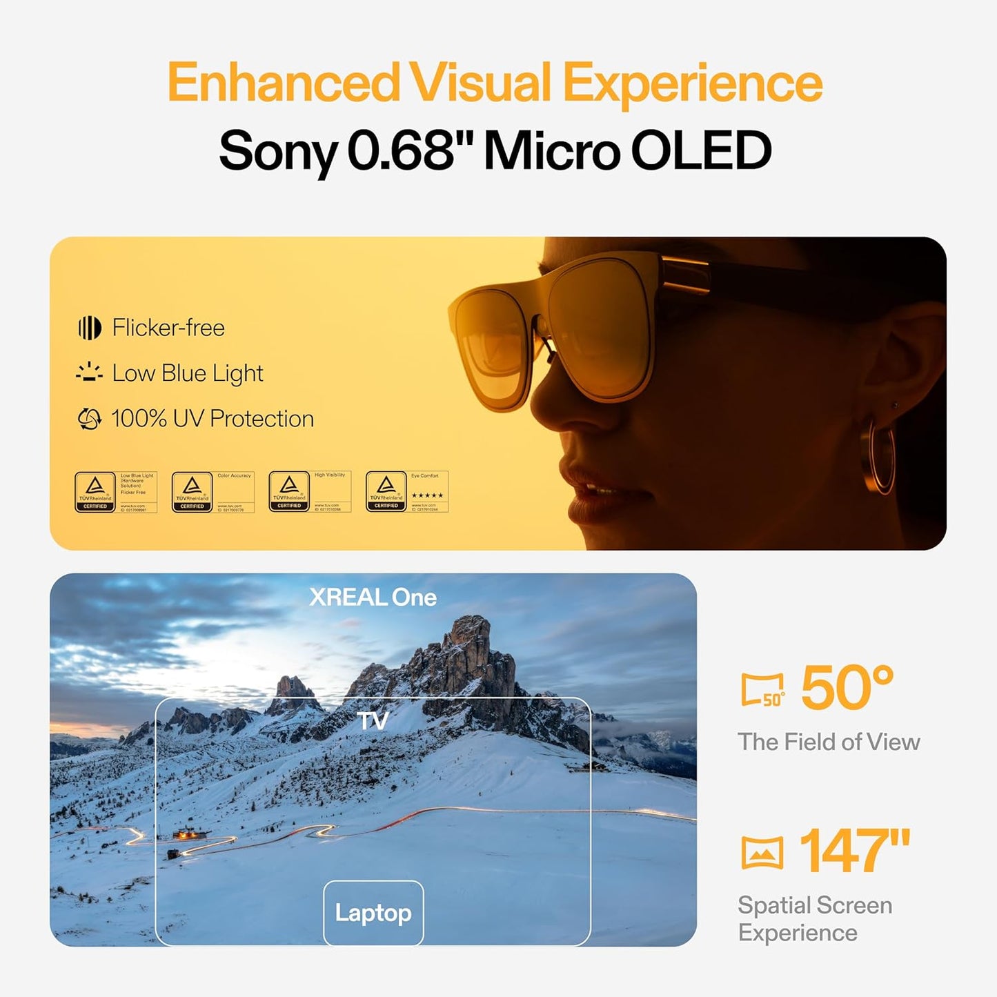 XREAL One AR Glasses with X1 Chip