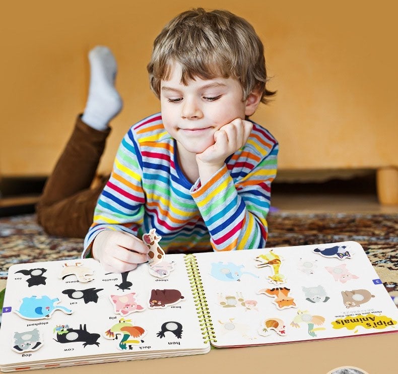 Busy Book For Kids: Montessori Educational Toys To Develop Learning Skills