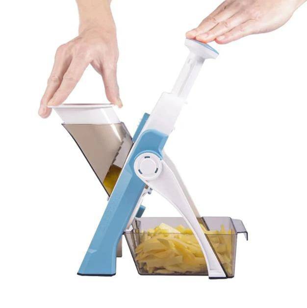 Vegetable Cutter Mandoline Slicer, ONCE FOR ALL. Food Chopper, Dicer Fruit, French Fry Julinner - SKINMOZ MARKET