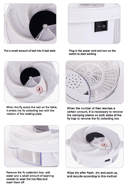 Automatic Electronic Fly Trap - SKINMOZ MARKET