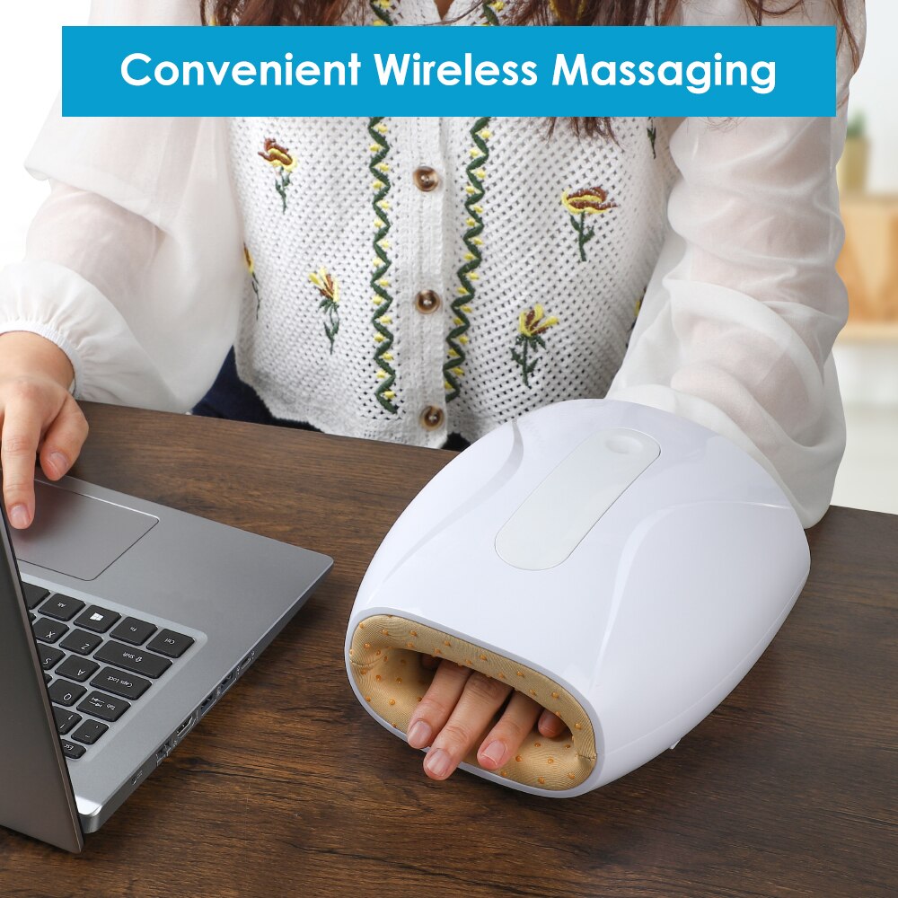 Hand Massager : Hand Pain Relieve Electric Massager With Heat And Compression 3 Levels