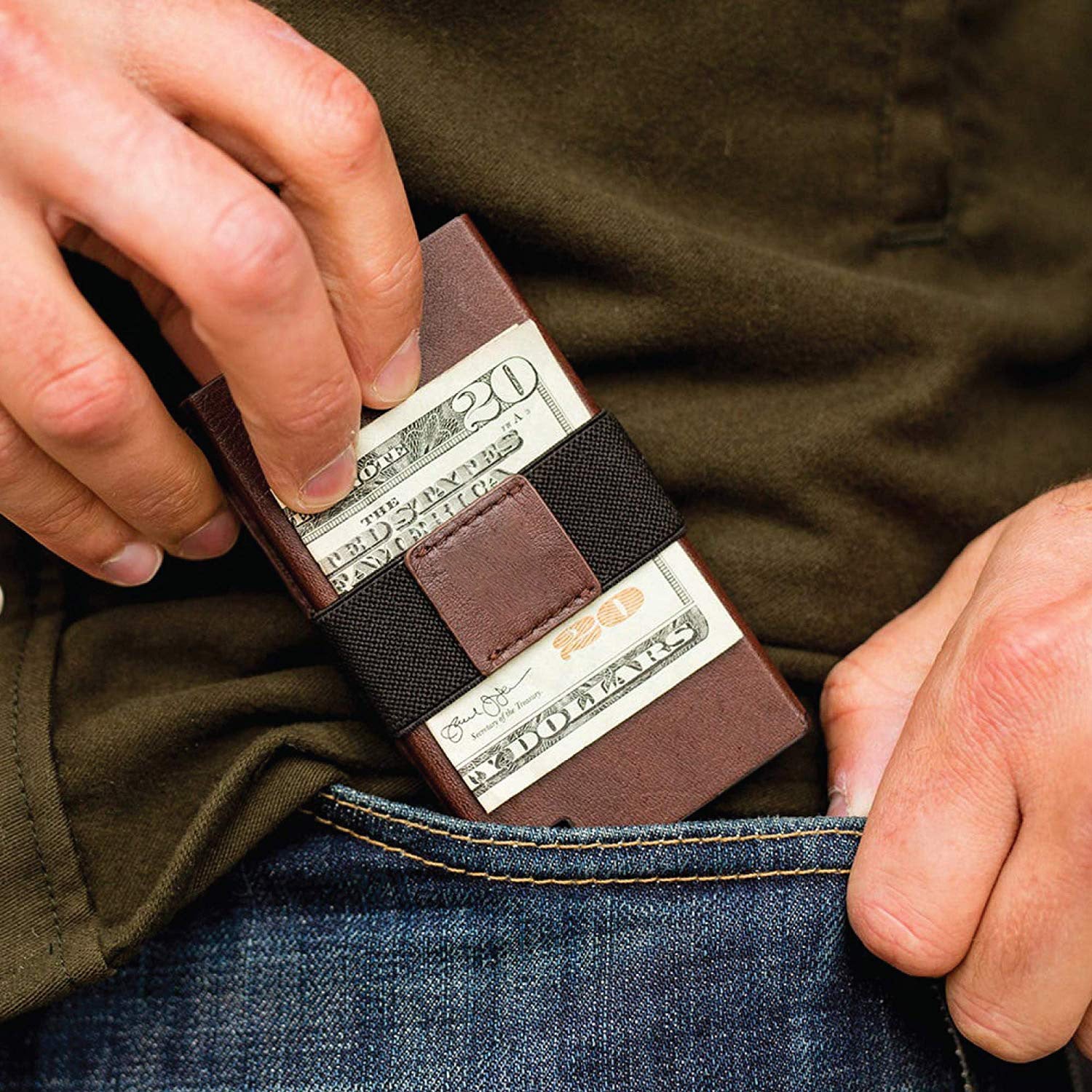 Metal Wallet: Metal Card Holder Leather Anti-Theft - Slim Aluminum Protection Wallet - SKINMOZ MARKET