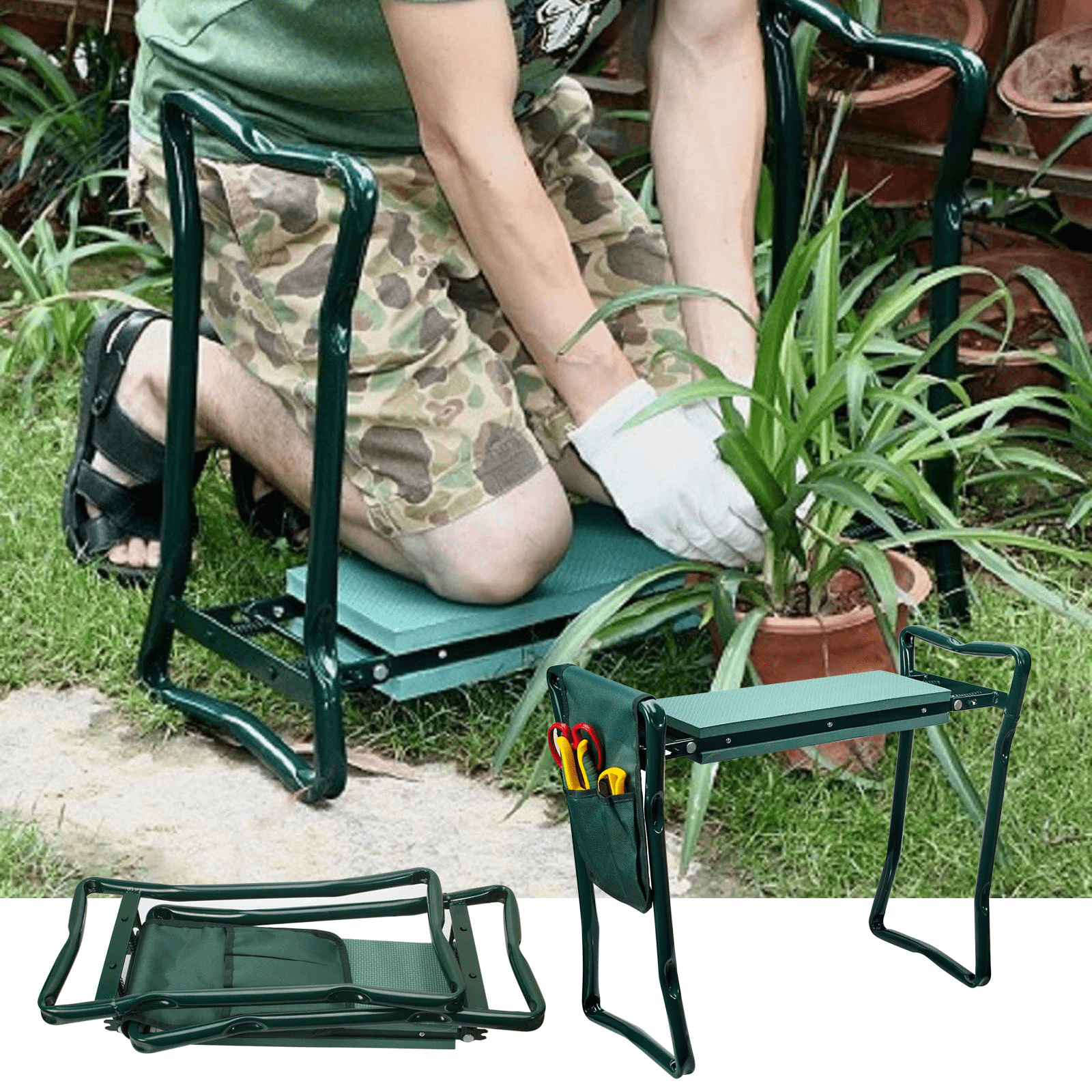 Garden Kneeler and Seat, Gardening Stool Kneeler, Kneeling Bench For Pad - SKINMOZ MARKET