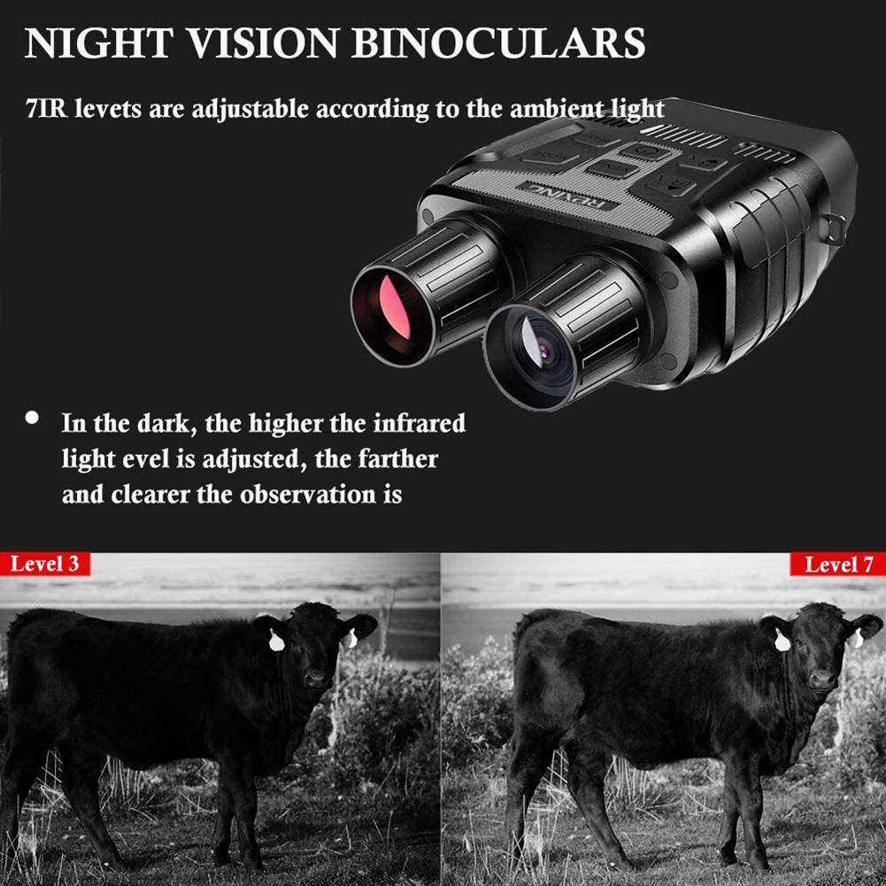 Digital Night Vision Infrared Binoculars for Complete Darkness HD Recording Camera Googles - SKINMOZ MARKET