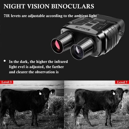 Digital Night Vision Infrared Binoculars for Complete Darkness HD Recording Camera Googles - SKINMOZ MARKET