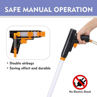 Aquarium Vacuum Gravel Cleaner : Fish Tank Pump Cleaner - SKINMOZ MARKET